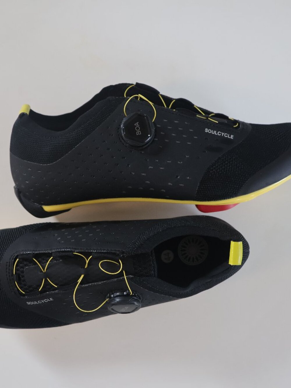 SoulCycle x Pearl Izumi Legend 3.0 Cycling Shoes Black Yellow Sz 44
